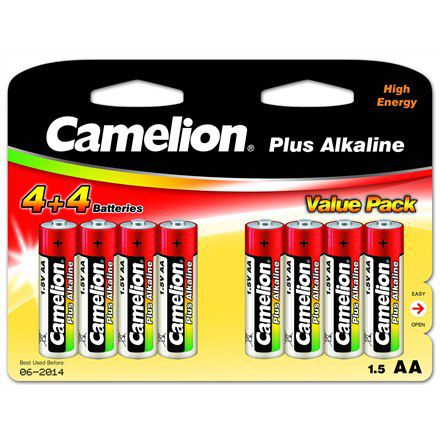 Camelion AA/LR6, Plus Alkaline, 8 szt.